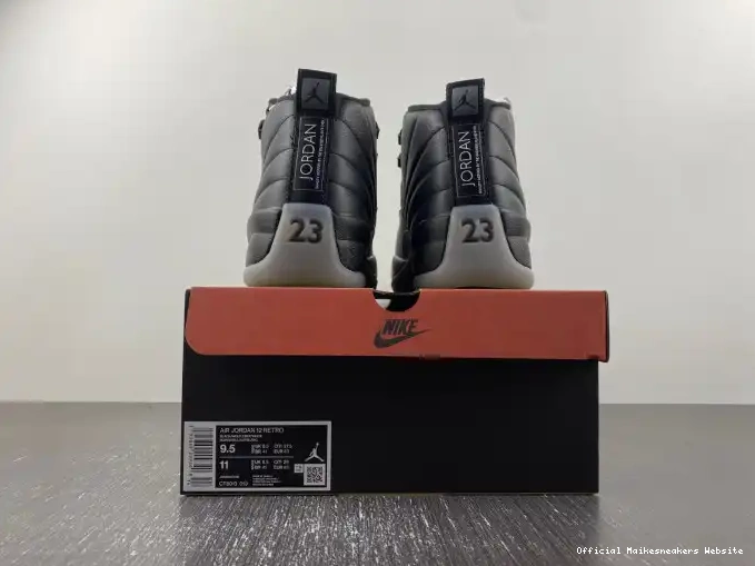 Official Maikesneakers Wolf Air Grey Black Jordan CT8013-019 12 0616